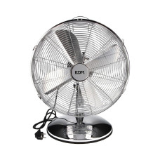 Ventilador de Sobremesa EDM Plateado 60 W Ø 40 x 55 cm