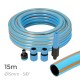 Hose with accessories kit EDM Blue 5/8