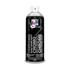 Pintura en spray Pintyplus Art & Craft C150 Cromo 400 ml Plateado