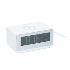 Alarm Clock with Wireless Charger Grundig White