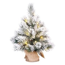 Árbol de Navidad Black Box Mini Luz LED Escarchado (23 x 45 cm)