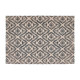 Alfombra Atmosphera Negro Beige Algodón Multicolor 60 x 90 cm