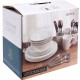 Dinnerware Set Excellent Houseware Stockholm Porcelain White 36 Pieces