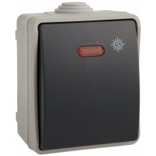 Interruptor Simple Conmutado Solera 3320il IP54 6,5 x 8 x 5,5 cm