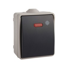 Interruptor Simple Conmutado Solera 3303il IP54 6,5 x 8 x 5,5 cm