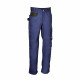 Pantalones de seguridad Cofra Walklander Mujer Negro Azul marino