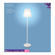 Lámpara de Pie Lumineo 894460 150 cm Recargable