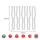 Wreath of LED Lights EDM White 3,2 W (2 X 2 M)