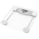 Digital Bathroom Scales EDM 07520 Black Transparent Crystal 180 kg