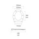 Tapa para Inodoro EDM Blanco PVC