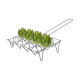 Parrilla para Verduras EDM (33,5 x 25 cm)