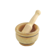 Mortero Metaltex Madera 12 cm