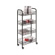 Carro Multiusos Metaltex Pisa 41 x 23 x 84 cm