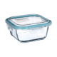 Fiambrera 5five Simply Smart Azul Transparente Cristal 800 ml 16 x 16 x 7,5 cm