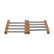 Salvamantel Secret de Gourmet Natural Acero Inoxidable 35,2 x 22,2 x 2 cm Extensible