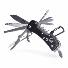 Navaja multiusos EDM 08556 Kilimanjaro Negro Mosquetón