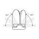 Bombilla LED EDM 98907 Leaf 30 W 200 W E27 3000 lm 35 x 11,2 cm Multidireccional (6500 K)