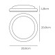 Aplique LED EDM Redondo Blanco 18 W F 1820 lm (4000 K)