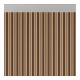 Cortina Acudam Ferrara Puertas Marrón Marfil Opaco Exterior PVC Aluminio 90 x 210 cm