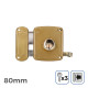Cerradura EDM 85265 Acero 80 x 94 mm Sobreponer
