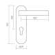 Manivela EDM 85195 Negro Nailon Nylon 172 x 46,5 mm