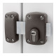 Cerrojo de seguridad IFAM X5 Sobreponer Acero Gris oscuro 110 mm