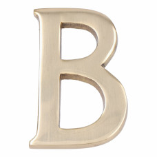Letter EDM B Polished brass (10 cm)