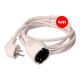 Cable alargador EDM 23203 Blanco