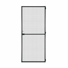Anti-Mosquito Curtain Schellenberg Doors With frame Fibreglass Black Aluminium (100 x 210 cm)