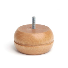 Pies Rei 459 Madera Ø 9 x 5 cm