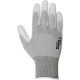 Guantes de Trabajo JUBA Antiestático Gris Nailon Fibra de carbono