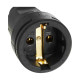 Base de enchufe Kopp Aérea Negro 250 V 16 A