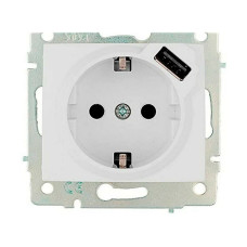 Base de enchufe Solera erp60usb USB Europeo Bipolar 250 V 16 A Empotrado