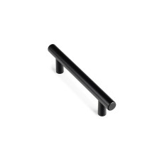 Tirador Rei 891h Negro Acero Inoxidable 4 Piezas