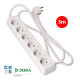 Regleta Enchufes 6 Tomas sin Interruptor EDM 41036 Schuko (3 m)