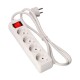 Regleta Enchufes 4 Tomas con interruptor EDM 41010 Schuko (1,5 m)