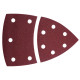 Papel de lija Wolfcraft 1813000 80 g 10 Unidades (9,5 cm)