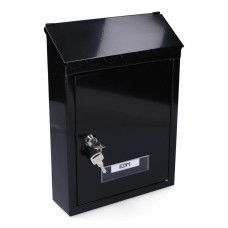 Buzón EDM 85806 Standard Negro Acero 21 x 6 x 30 cm