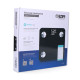 Báscula Digital de Baño EDM 07613 Body Composition Negro 180 kg