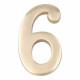 Number EDM 85038  6 Golden Brass