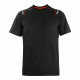 Short Sleeve T-Shirt Sparco Tech Stretch Trenton Black