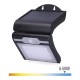 Aplique de Pared EDM 31847 Negro 2 W 220 lm Sensor de Movimiento Solar (6500 K)