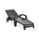 Sun-lounger Shaf Ocean Anthracite 100 x 74 x 42 cm