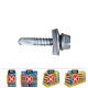 Caja de tornillos CELO 7301 Ø 6,3 x 25 mm Con Arandela Hexagonal Broca (250 Unidades)