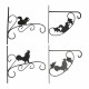 Soporte de Pared para Colgar Macetas Kinzo Negro Metal