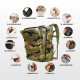 Gym Bag Numada explorer b40 Printed 20 L 40 x 25 x 20 cm Camouflage