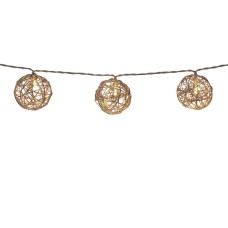 Guirnalda de Luces LED Lifetime Plateado Bolas de Navidad