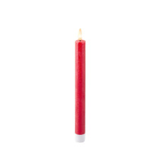 Vela LED Lumineo Rojo Ø 2,2 x 24,5 cm 2 Unidades (AAA)