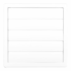 Ventilation grille EDM 87736 White 17 x 17 cm