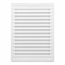 Ventilation grille EDM 87733 White 13,7 x 20,7 cm Mosquito net